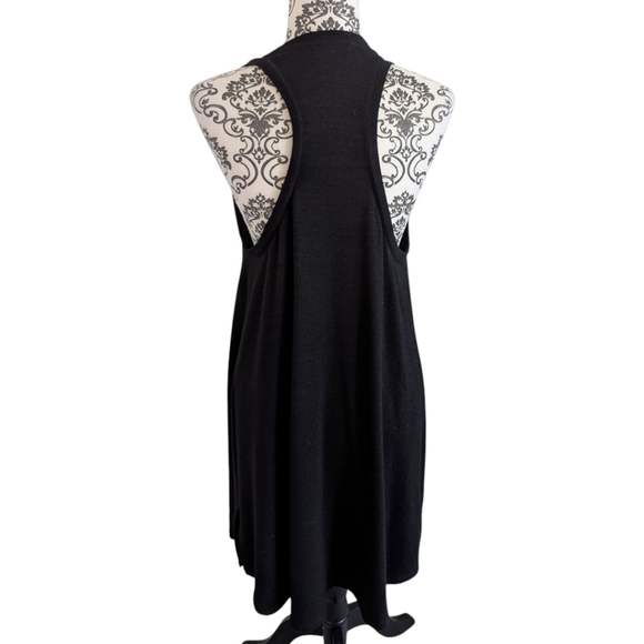 Aritzia Wilfred Free Tank Dress Whimsigoth Witchy Women S Monochrome Slouchy Y2K - Picture 3 of 10